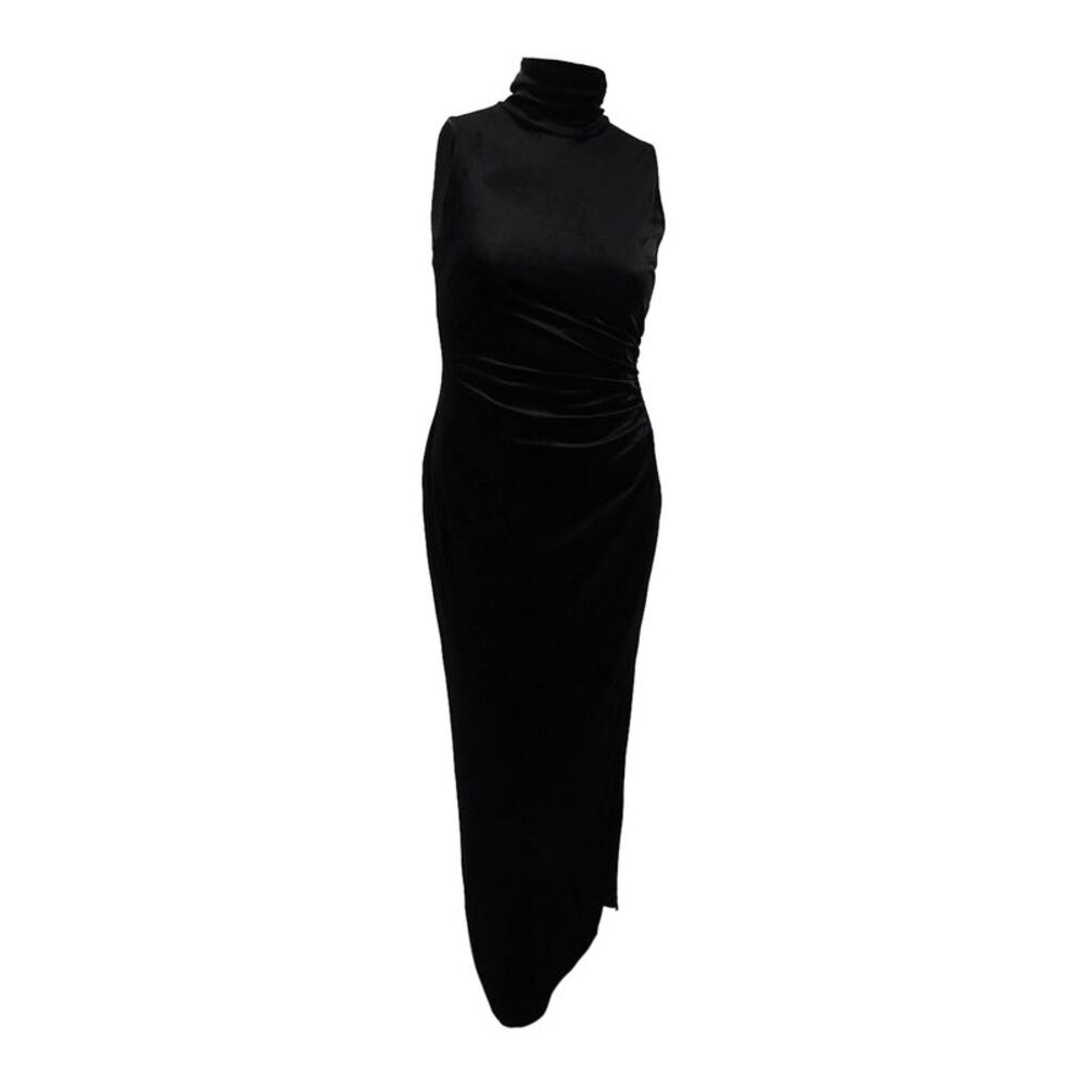 Lauren Ralph Lauren Women's Metallic Velvet Gown - Black